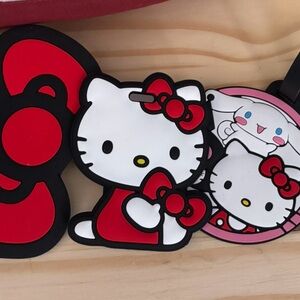 New Sanrio Hello Kitty and Friends Kuromi Cinnamoroll Rubber 3 Luggage Tag